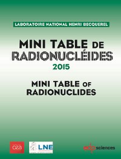 Mini Table de radionucléides 2015