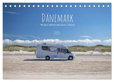 Dänemark - Mit dem Wohnmobil durch Jütland (Tischkalender 2024 DIN A5 quer), CALVENDO Monatskalender