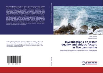 Investigations on water quality and abiotic factors in five pan marine