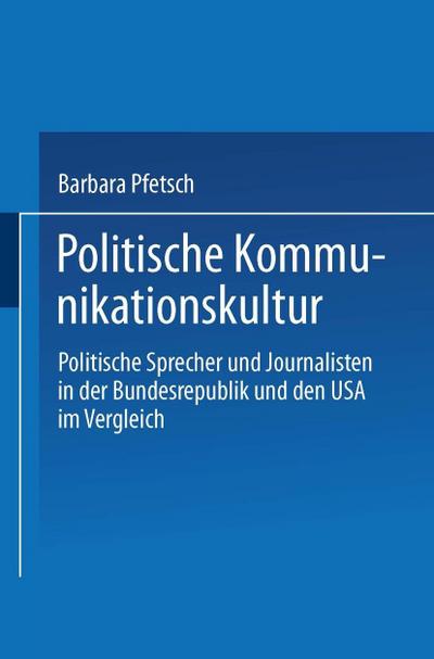 Politische Kommunikationskultur