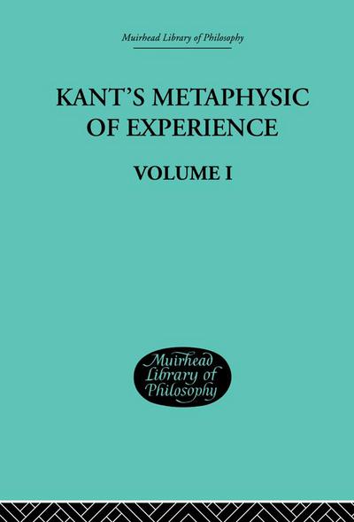 Kant’s Metaphysic of Experience