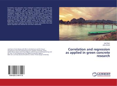 Correlation and regression as applied in green concrete research