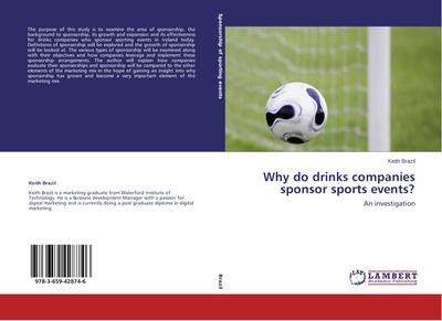 Why do drinks companies sponsor sports events?