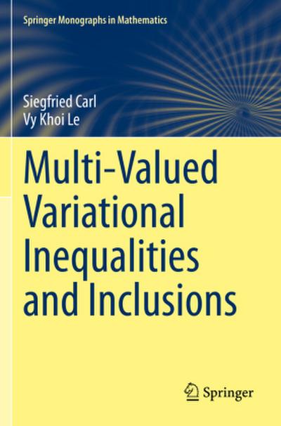 Multi-Valued Variational Inequalities and Inclusions