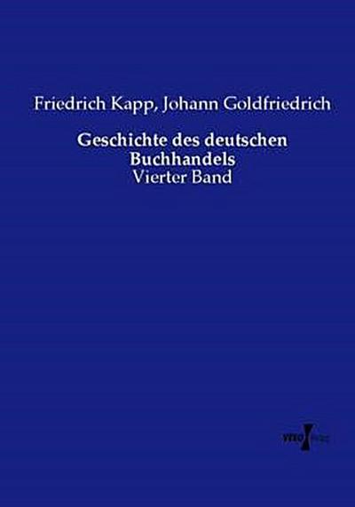 Geschichte des deutschen Buchhandels