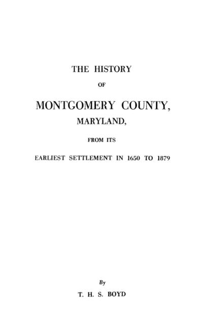 History of Montgomery County, Maryland