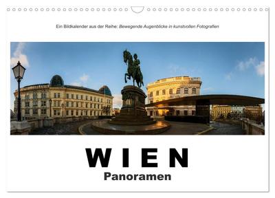 Wien Panoramen (Wandkalender 2026 DIN A3 quer), CALVENDO Monatskalender