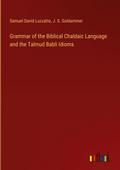 Grammar of the Biblical Chaldaic Language and the Talmud Babli Idioms