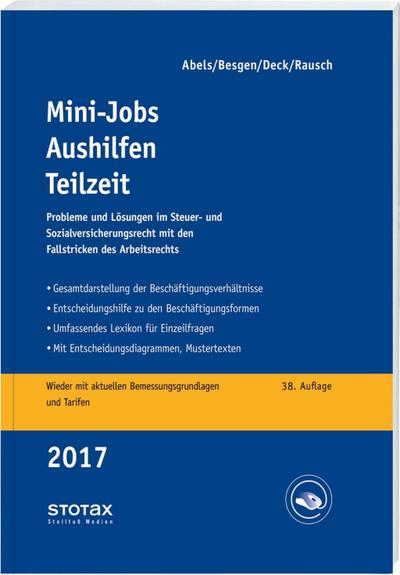 Mini-Jobs, Aushilfen, Teilzeit 2017