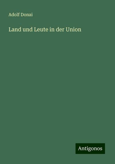Land und Leute in der Union