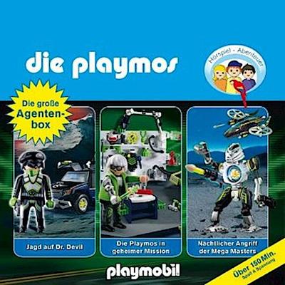 Die Playmos - Die Playmos - Die große Agenten-Box, 3 Audio-CDs