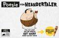 Poesie für Neandertaler