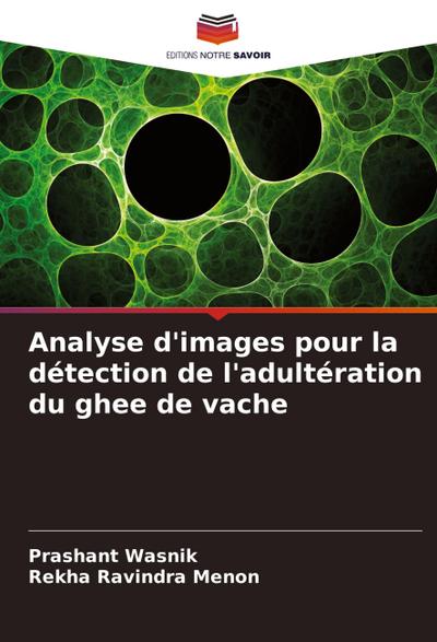 Analyse d’images pour la détection de l’adultération du ghee de vache