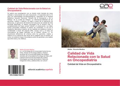 Calidad de Vida Relacionada con la Salud en Oncopediatría