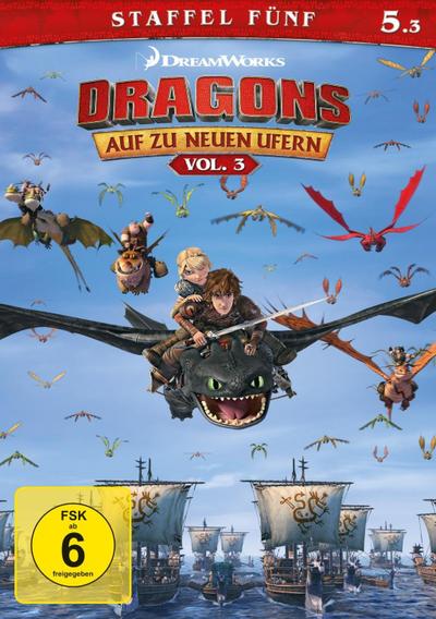 Dragons - Auf zu neuen Ufern. Staffel.5.3, 1 DVD