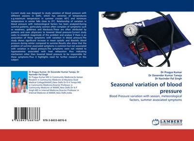 Seasonal variation of blood pressure