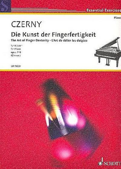 Die Kunst der Fingerfertigkeit op.740, für Klavier