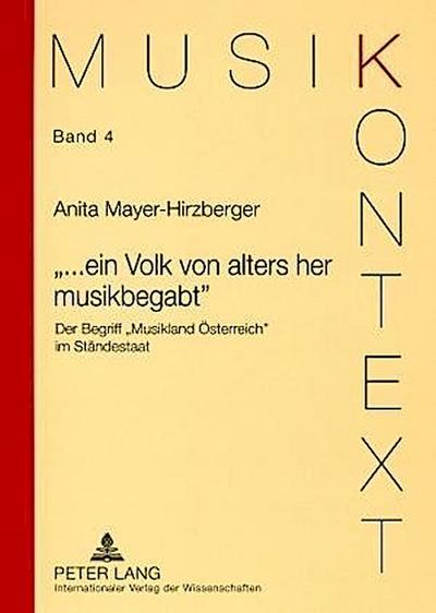 "...ein Volk von alters her musikbegabt"