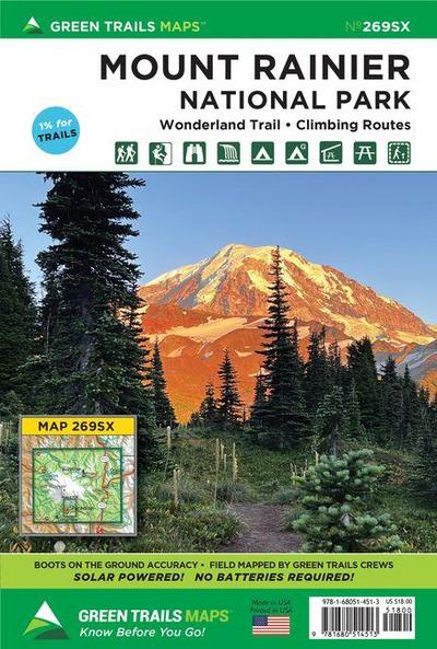 Mount Rainier Wonderland Climbing, Wa No. 269sx