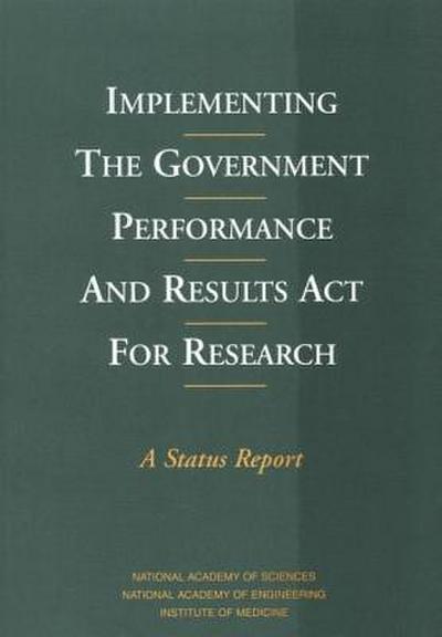 Implementing the Government Performance and Results ACT for Research