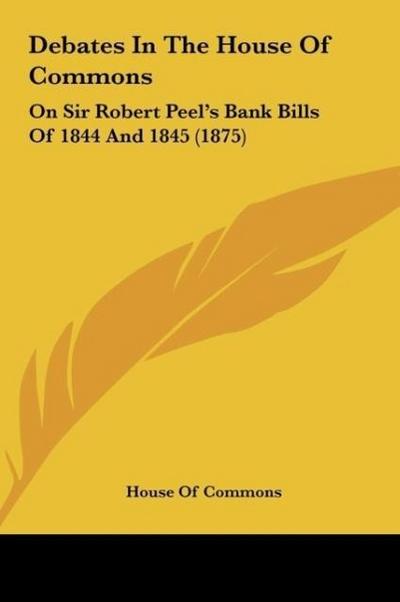 Debates In The House Of Commons