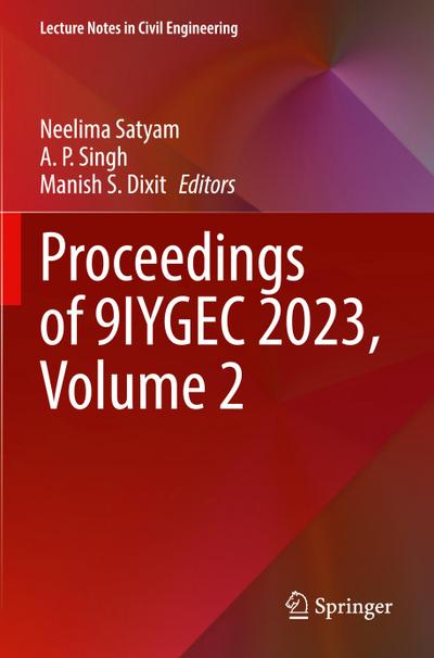 Proceedings of 9IYGEC 2023, Volume 2