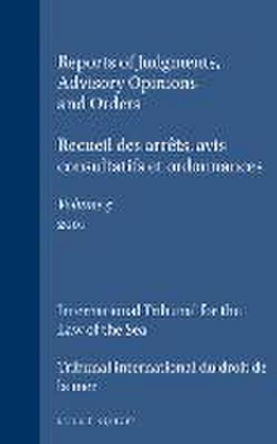 Reports of Judgments, Advisory Opinions and Orders / Recueil Des Arrêts, Avis Consultatifs Et Ordonnances, Volume 5 (2001)