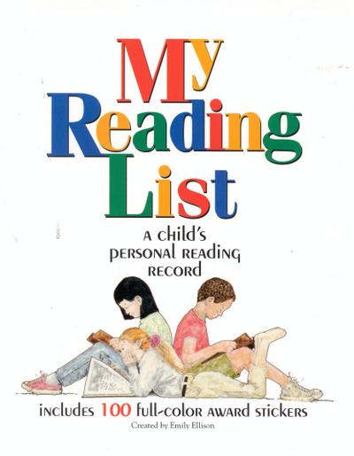 My Reading List: A Child’s Personal Reading Record