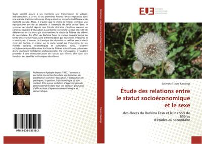 Étude des relations entre le statut socioéconomique et le sexe
