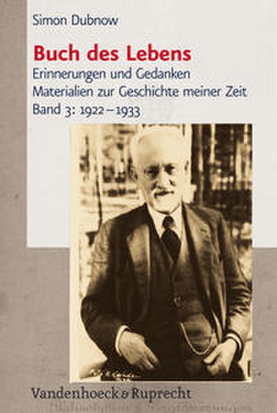 Buch des Lebens, Band 3: 1922-1933