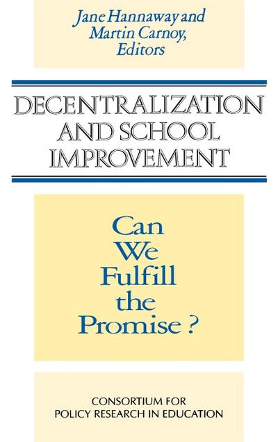 Decentralization School Improvement