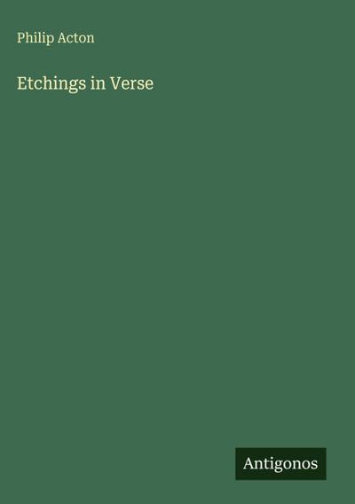 Etchings in Verse
