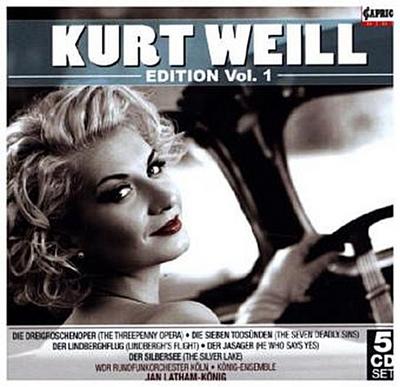Die Kurt Weill Edition. Vol.1, 5 Audio-CDs