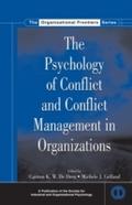 Psychology of Conflict and Conflict Management in 