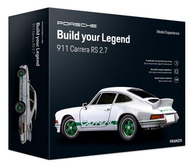 Porsche 911 Carrera RS 2.7 Build Your Legend | Metall-Modellbausatz im Maßstab 1:24, inkl. Soundmodul und 72-seitigem Begleitbuch