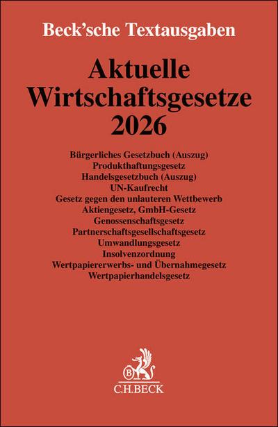 Aktuelle Wirtschaftsgesetze 2026