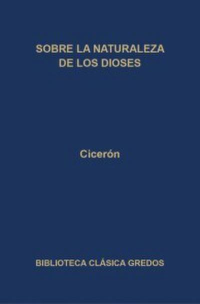 Sobre la naturaleza de los dioses