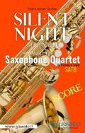 Saxophone Quartet "Silent Night" score