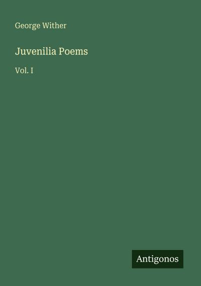 Juvenilia Poems