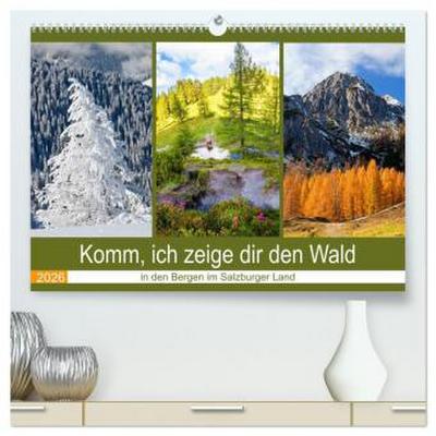 Komm, ich zeige dir den Wald (hochwertiger Premium Wandkalender 2026 DIN A2 quer), Kunstdruck in Hochglanz