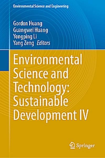 Environmental Science and Technology: Sustainable Development IV