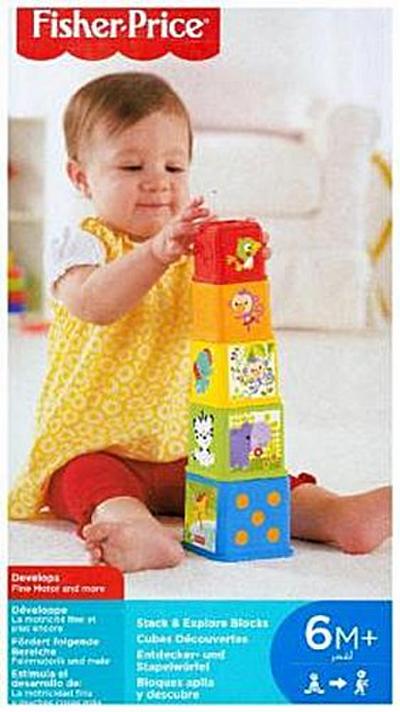 Fisher-Price Bunte Stapelwürfel