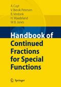 Handbook of Continued Fractions for Special Functi