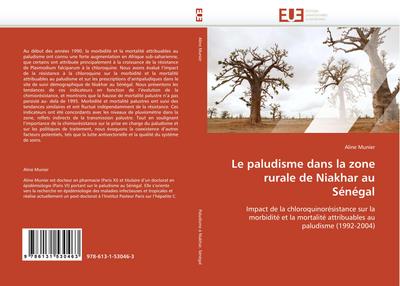 Le Paludisme Dans La Zone Rurale de Niakhar Au Sénégal