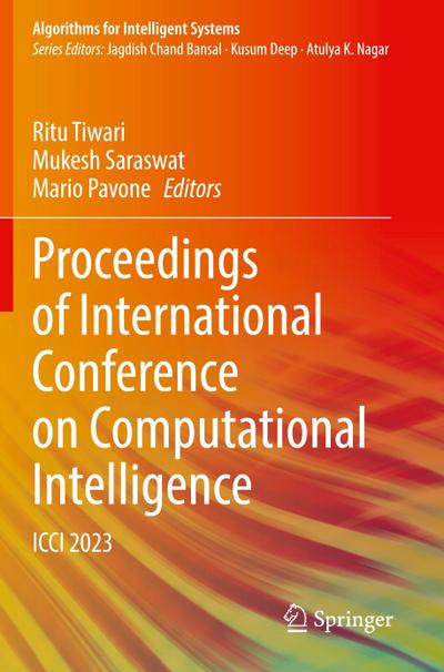 Proceedings of International Conference on Computational Intelligence