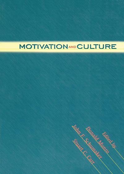 Motivation and Culture