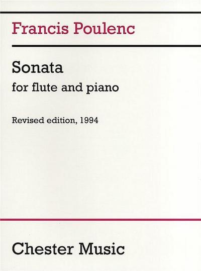 Sonata for Flute and Piano: Revised Edition, 1994