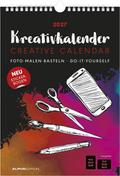 Kreativkalender A4 schwarz 2027