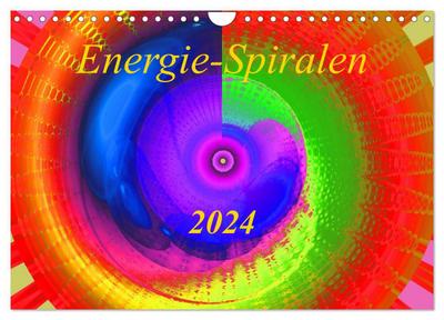 Energie-Spiralen 2024 (Wandkalender 2024 DIN A4 quer), CALVENDO Monatskalender