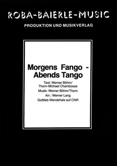 Morgens Fango - abends Tango